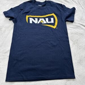 NAU‎ T Shirt Northern Arizona University LUMBERJACKS Navy Blue Adult Size Small